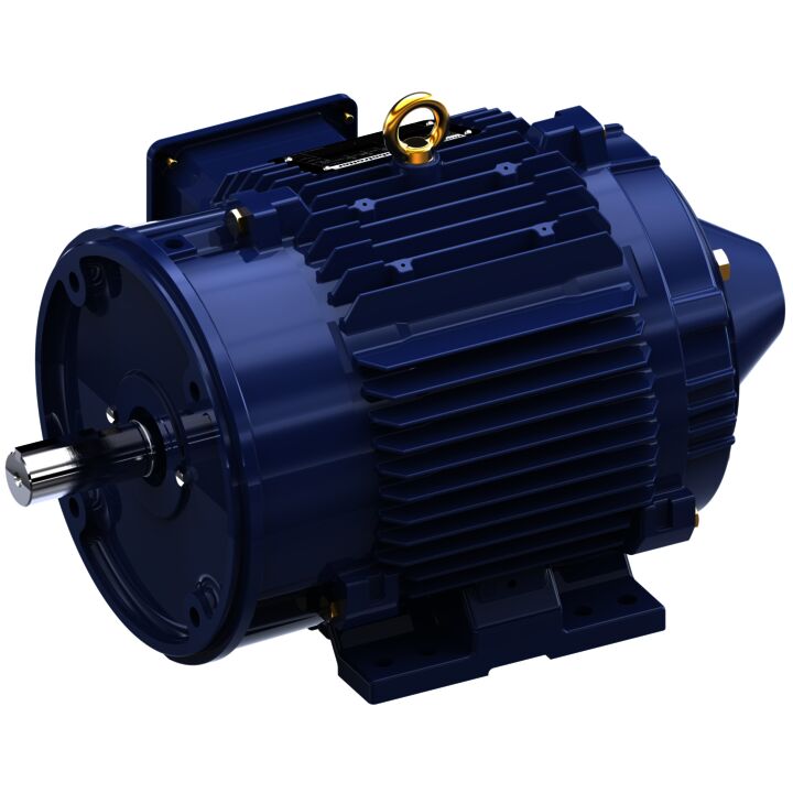 Encoder Motor, 3 HP, 3 Ph, 60 Hz, 230/460 V, 1800 RPM, 182TC Frame, TENV