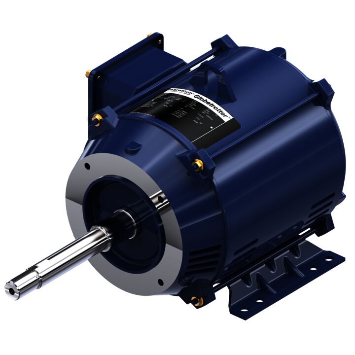 Close-Coupled Pump Motor, 5 HP, 3 Ph, 60 Hz, 575 V, 3600 RPM, 182JP Frame, DP