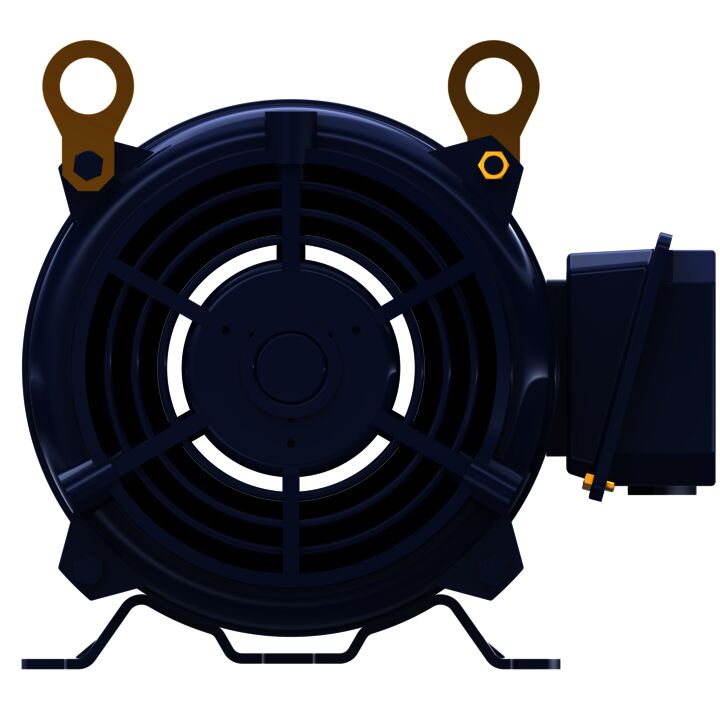 Multispeed Motor, 10 & 2.50 HP, 3 Ph, 60 Hz, 460 & 460 V, 1800 & 1800 RPM, 215T Frame, DP