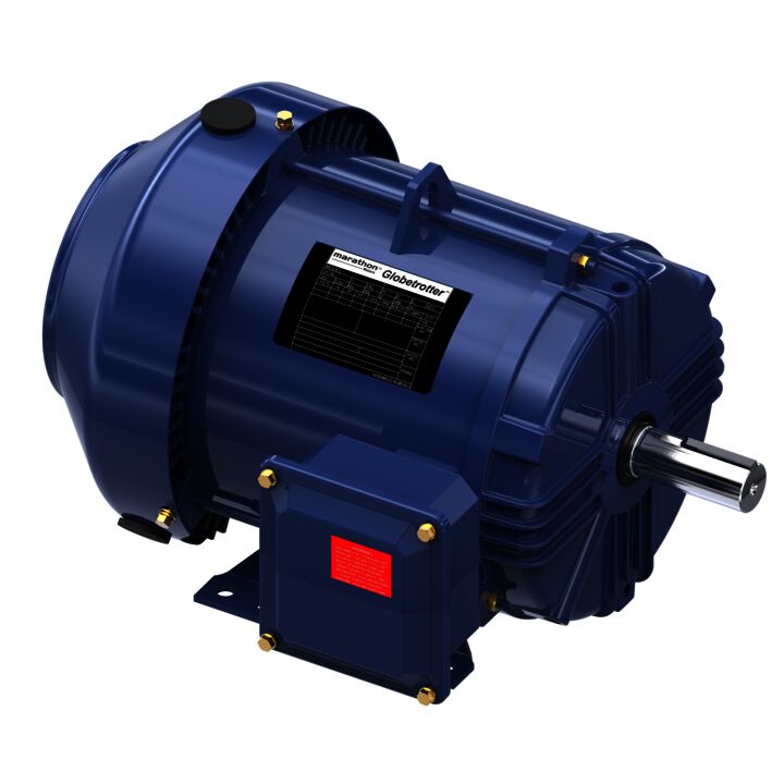 General Purpose Motor, 5 HP, 3 Ph, 60 Hz, 230/460 V, 1800 RPM, 184T Frame, TEFC