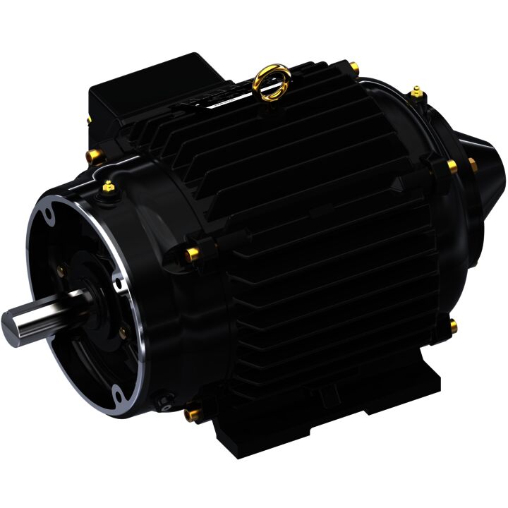 Fan & Blower Motor, 7.50 HP, 3 Ph, 90 Hz, 230/460 V, 1800 RPM, 213TC Frame, TENV