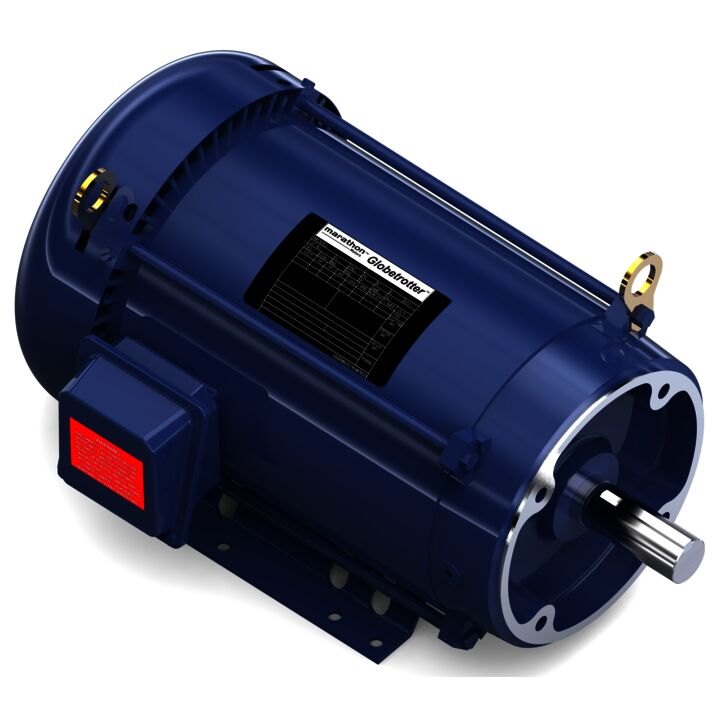 Inverter Duty Motor, 7.50 HP, 3 Ph, 60 Hz, 230/460 V, 1800 RPM, 213TC Frame, TEFC