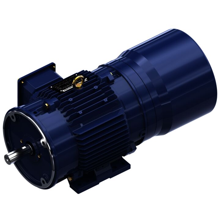 Encoder Motor, 5 HP, 3 Ph, 60 Hz, 230/460 V, 1800 RPM, 184TC Frame, TENV