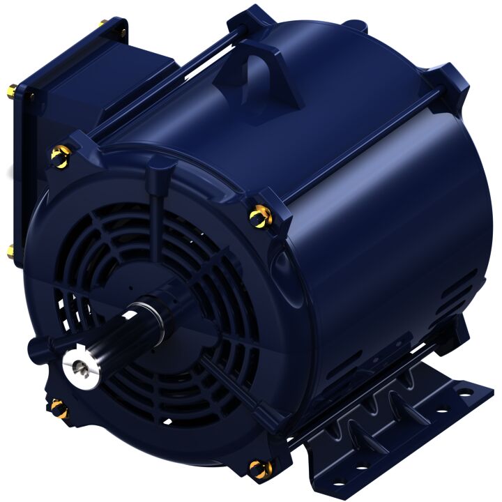 General Purpose Motor, 5 HP, 3 Ph, 60 Hz, 230/460 V, 1800 RPM, 184T Frame, DP