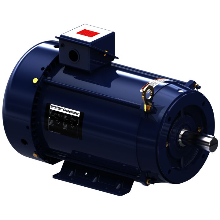 General Purpose Motor, 7.50 & 7.50 HP, 3 Ph, 60 & 50 Hz, 230/460 & 200/400 V, 3600 & 3000 RPM, 213TC Frame, TEFC