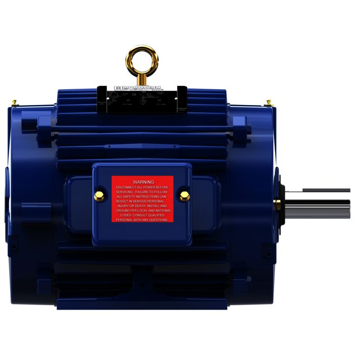 Kiln Duty Motor, 3 HP, 3 Ph, 60 Hz, 460 V, 1200 RPM, 213T Frame, TEAO