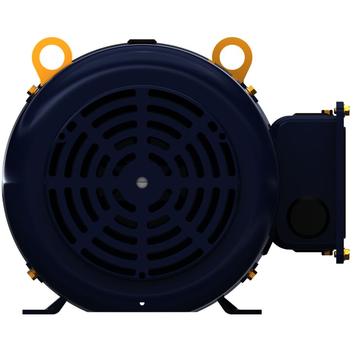 General Purpose Motor, 10 HP, 1 Ph, 60 Hz, 208-230 V, 3600 RPM, 215T Frame, TEFC