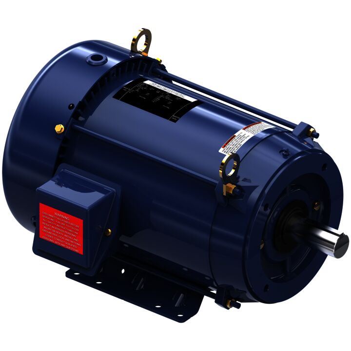 General Purpose Motor, 7.50 HP, 3 Ph, 60 Hz, 575 V, 1800 RPM, 213TC Frame, TEFC