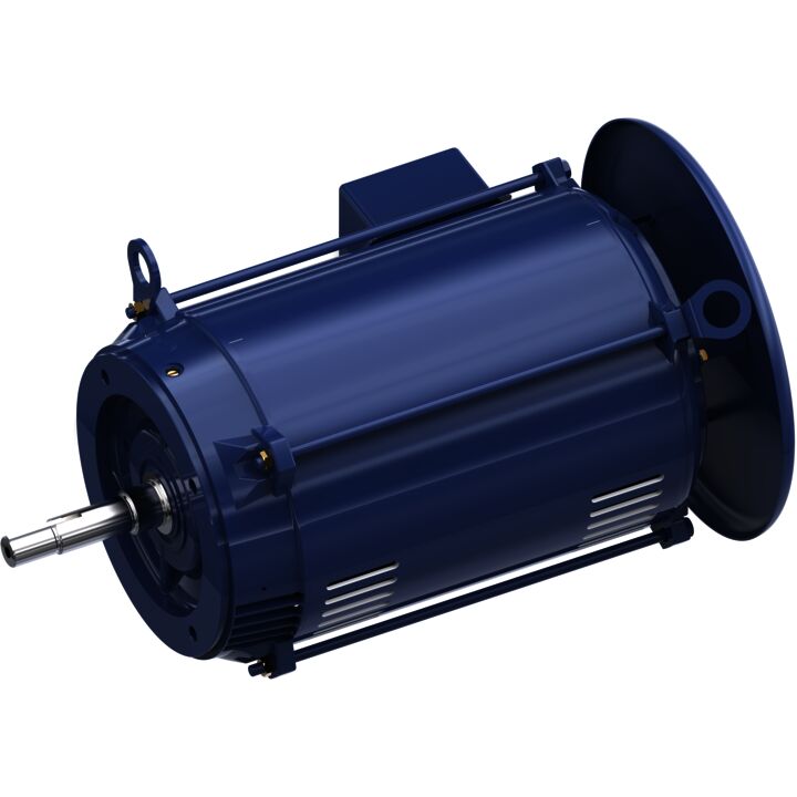 Close-Coupled Pump Motor, 10 & 7.50 HP, 3 Ph, 60 & 50 Hz, 230/460 & 190/380 V, 1800 & 1500 RPM, 215JMV Frame, DP