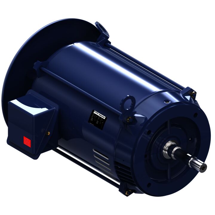 Close-Coupled Pump Motor, 10 & 7.50 HP, 3 Ph, 60 & 50 Hz, 230/460 & 190/380 V, 1800 & 1500 RPM, 215JMV Frame, DP