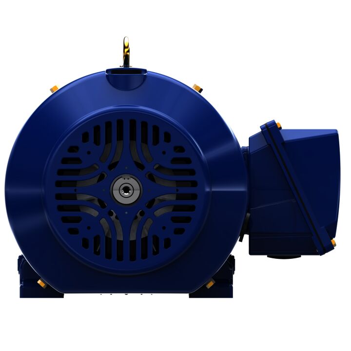 Multispeed Motor, 15 & 3.75 HP, 3 Ph, 60 & 60 Hz, 460 & 460 V, 1800 & 1800 RPM, 256T Frame, TEFC