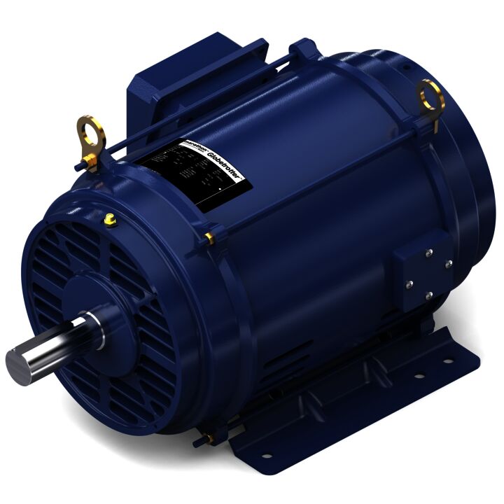 Multispeed Motor, 15 & 3.75 HP, 3 Ph, 60 Hz, 460 & 460 V, 1800 & 1800 RPM, 256T Frame, DP