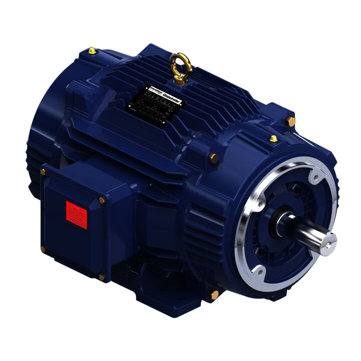 Encoder Motor, 15 HP, 3 Ph, 60 Hz, 230/460 V, 1800 RPM, 254TC Frame, TENV