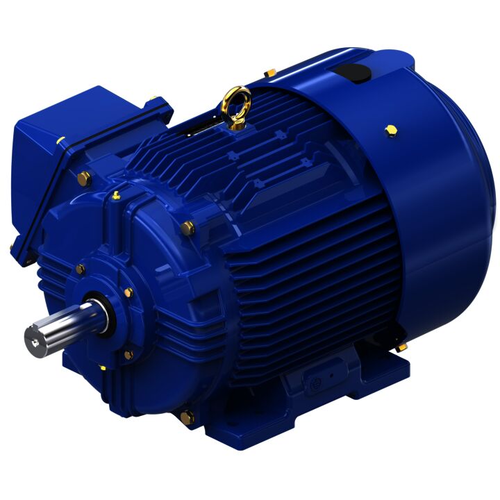 Multispeed Motor, 15 & 3.75 HP, 3 Ph, 60 & 60 Hz, 460 & 460 V, 1800 & 1800 RPM, 256T Frame, TEFC