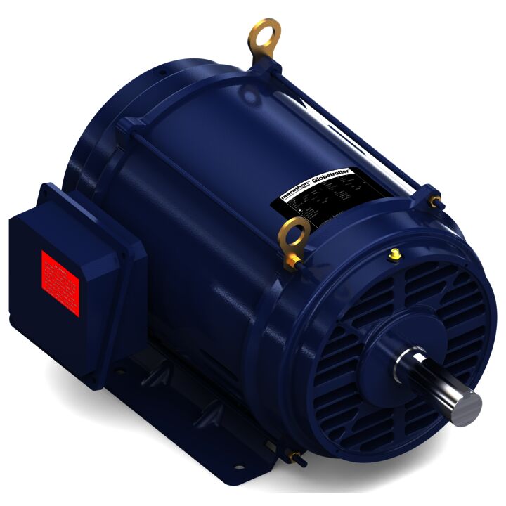 Multispeed Motor, 15 & 3.75 HP, 3 Ph, 60 Hz, 460 & 460 V, 1800 & 1800 RPM, 256T Frame, DP