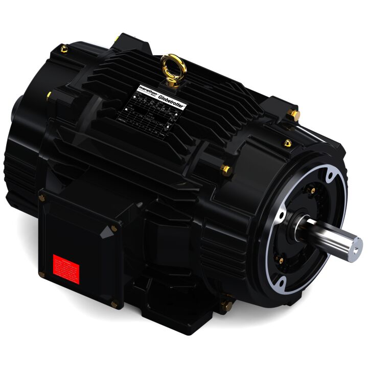 Encoder Motor, 20 HP, 3 Ph, 60 Hz, 230/460 V, 1800 RPM, 256TC Frame, TENV