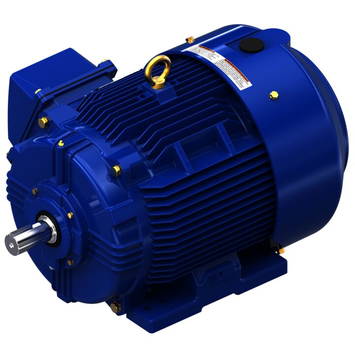 Severe Duty Motor, 25 HP, 3 Ph, 60 Hz, 575 V, 3600 RPM, 284TS Frame, TEFC