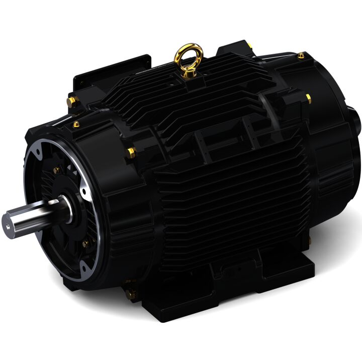 Encoder Motor, 25 HP, 3 Ph, 60 Hz, 575 V, 1800 RPM, 284TC Frame, TENV