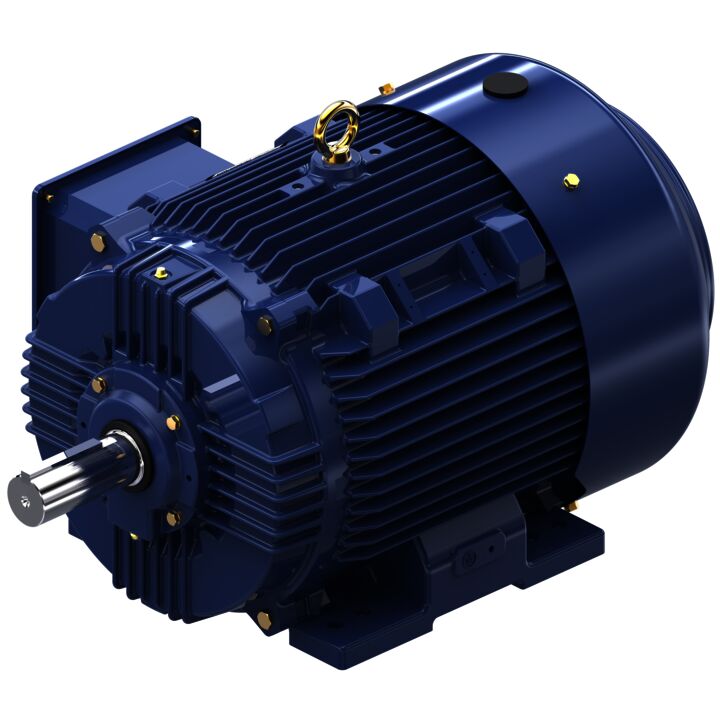 General Purpose Motor, 25 & 20 HP, 3 Ph, 60 & 50 Hz, 230/460 & 190/380 V, 900 & 750 RPM, 326T Frame, TEFC