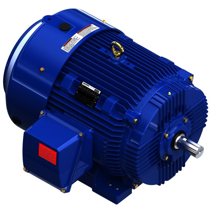 Severe Duty Motor, 100 HP, 3 Ph, 60 Hz, 460 V, 3600 RPM, 405TS Frame, TEFC