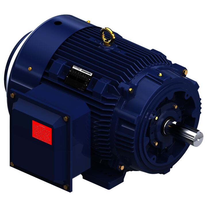 General Purpose Motor, 50 & 40 HP, 3 Ph, 60 & 50 Hz, 230/460 & 190/380 V, 1200 & 1000 RPM, 365TC Frame, TEFC