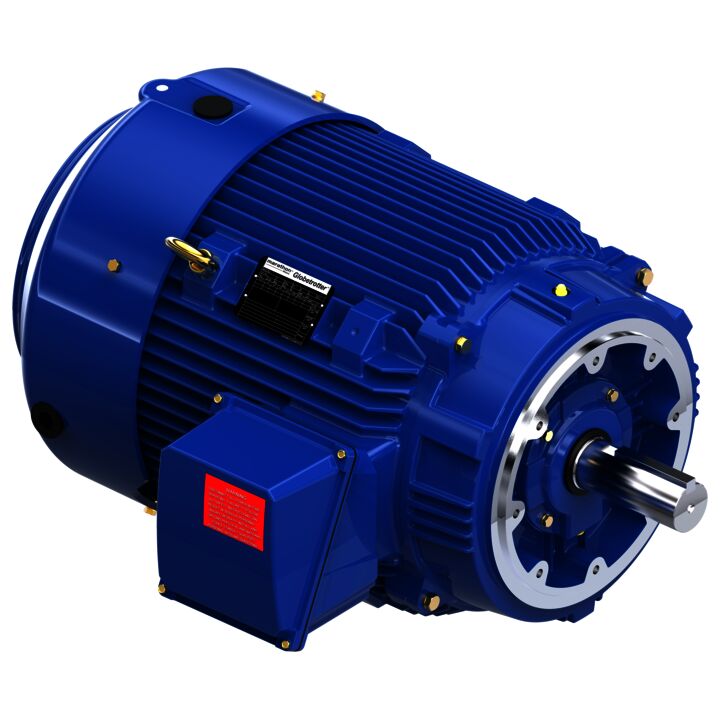 Severe Duty Motor, 60 HP, 3 Ph, 60 Hz, 460 V, 1800 RPM, 364TCV Frame, TEFC