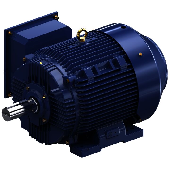 General Purpose Motor, 60 & 50 HP, 3 Ph, 60 & 50 Hz, 230/460 & 190/380 V, 1200 & 1000 RPM, 404T Frame, TEFC