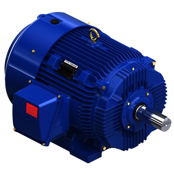 Severe Duty Motor, 60 HP, 3 Ph, 60 Hz, 460 V, 1200 RPM, 404T Frame, TEFC