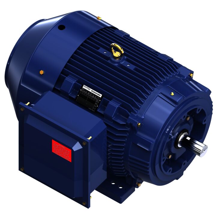 General Purpose Motor, 100 & 75 HP, 3 Ph, 60 & 50 Hz, 230/460 & 190/380 V, 1800 & 1500 RPM, 405TSC Frame, TEFC