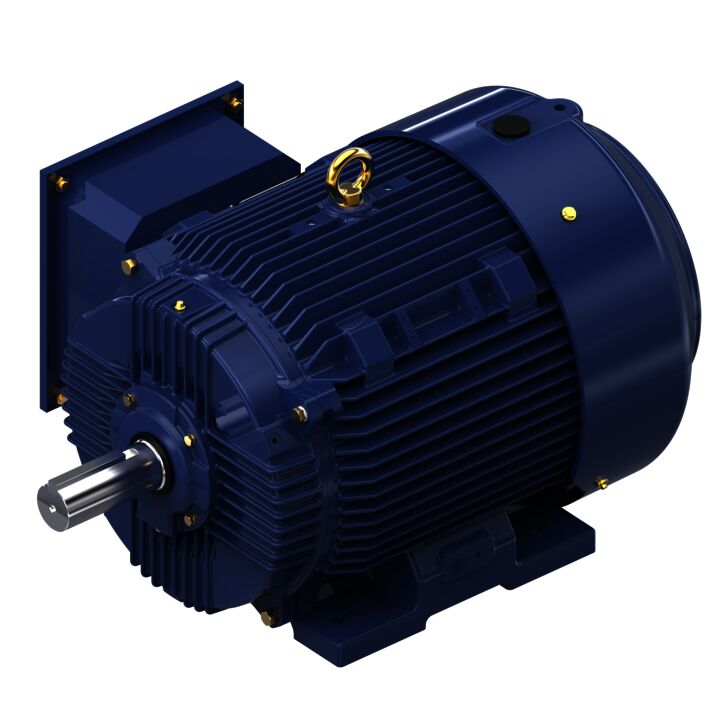 Encoder Motor, 75 HP, 3 Ph, 60 Hz, 230/460 V, 1800 RPM, 365T Frame, TEFC