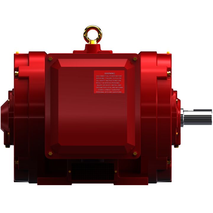 Fire Pump Motor, 125 HP, 3 Ph, 60 Hz, 575 V, 3600 RPM, 404TS Frame, DP