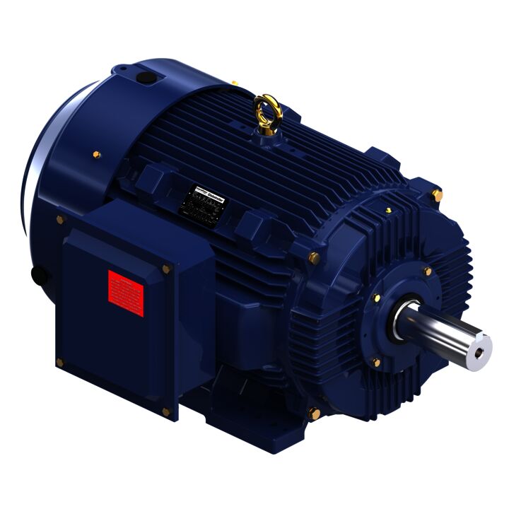 Encoder Motor, 125 HP, 3 Ph, 60 Hz, 460 V, 1800 RPM, 444T Frame, TEFC