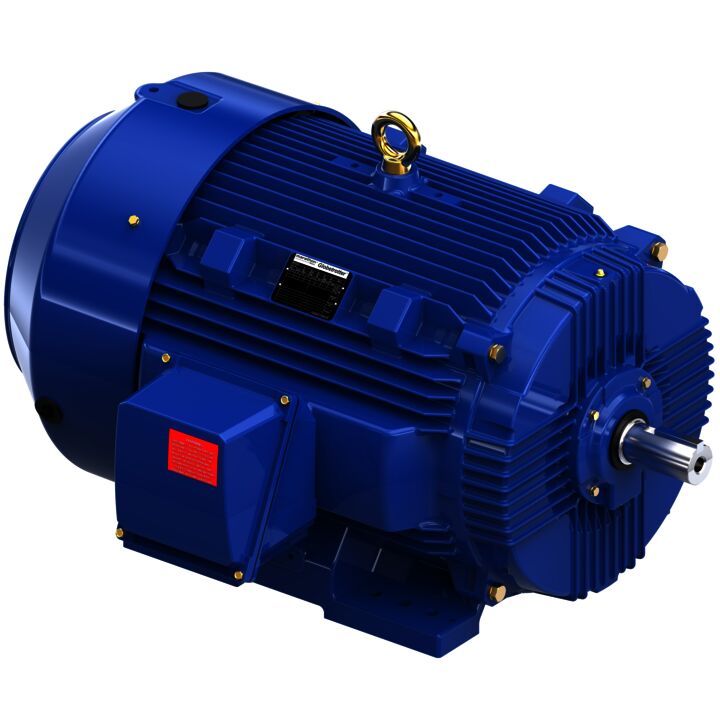 Severe Duty Motor, 150 HP, 3 Ph, 60 Hz, 460 V, 1800 RPM, 445TS Frame, TEFC