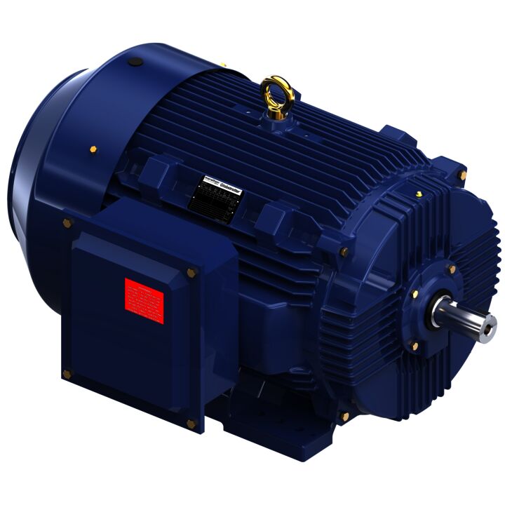 General Purpose Motor, 150 & 125 HP, 3 Ph, 60 & 50 Hz, 460 & 380 V, 3600 & 3000 RPM, 445TS Frame, TEFC