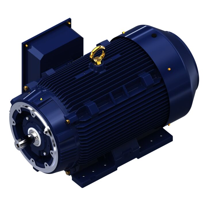 General Purpose Motor, 200 & 150 HP, 3 Ph, 60 & 50 Hz, 460 & 380 V, 1800 & 1500 RPM, 445TSC Frame, TEFC