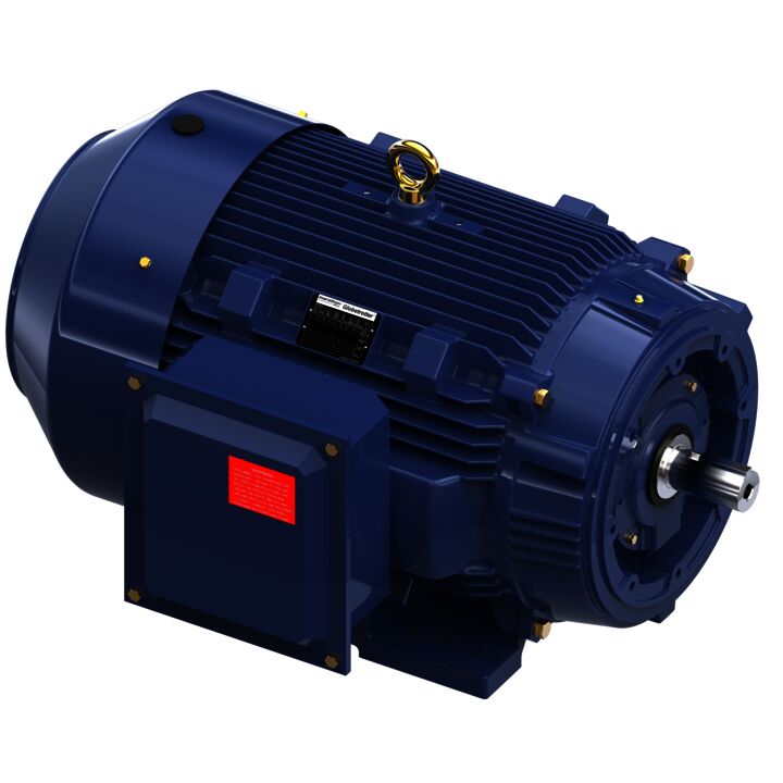 General Purpose Motor, 125 & 100 HP, 3 Ph, 60 & 50 Hz, 460 & 380 V, 1800 & 1500 RPM, 444TSC Frame, TEFC