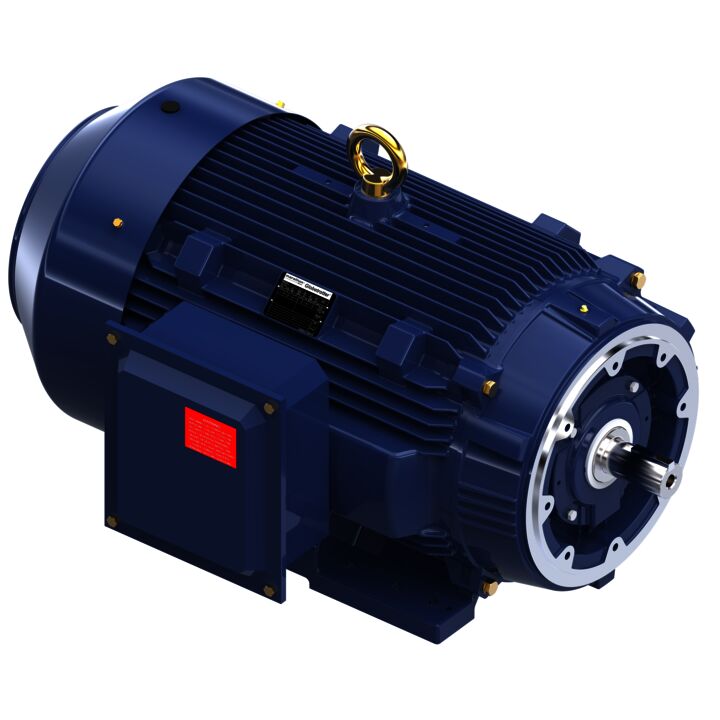 General Purpose Motor, 200 & 150 HP, 3 Ph, 60 & 50 Hz, 460 & 380 V, 1800 & 1500 RPM, 445TSC Frame, TEFC