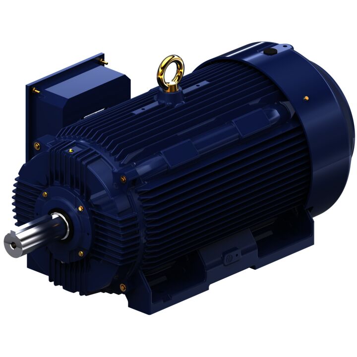 Encoder Motor, 250 HP, 3 Ph, 60 Hz, 460 V, 1800 RPM, 449T Frame, TEFC