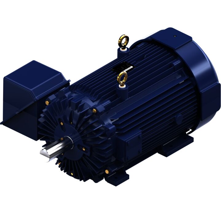 General Purpose Motor, 250 HP, 3 Ph, 60 Hz, 575 V, 1800 RPM, 449T Frame, TEFC