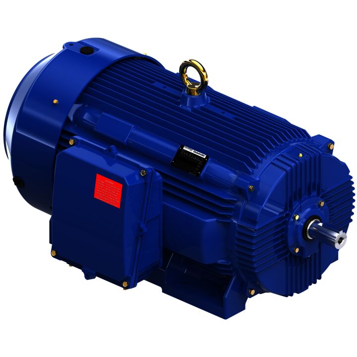 Severe Duty Motor, 250 HP, 3 Ph, 60 Hz, 460 V, 3600 RPM, 449TS Frame, TEFC