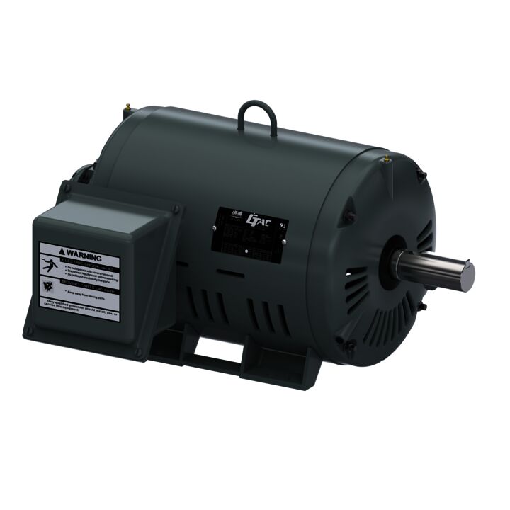 Elevator Duty Motor, 20 HP, 3 Ph, 30 Hz, 200 V, 900 RPM, 324T Frame, DP