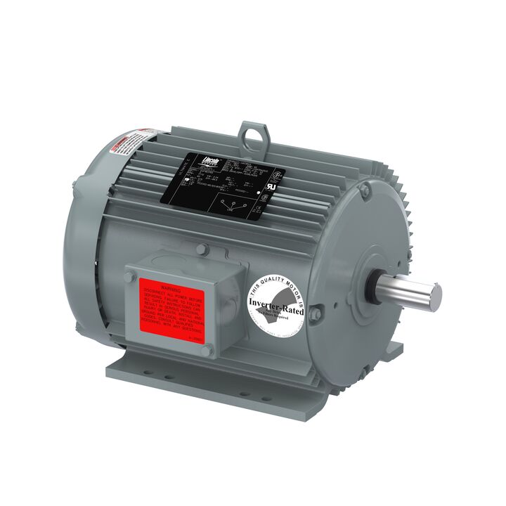 Special Voltage Motor, 5 HP, 3 Ph, 60 Hz, 575 V, 1200 RPM, 215T Frame, TEFC