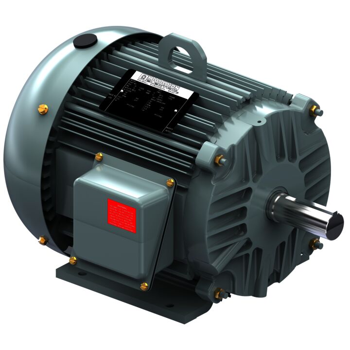 General Purpose Motor, 2 HP, 3 Ph, 60 Hz, 230/460 V, 900 RPM, 213T Frame, TEFC