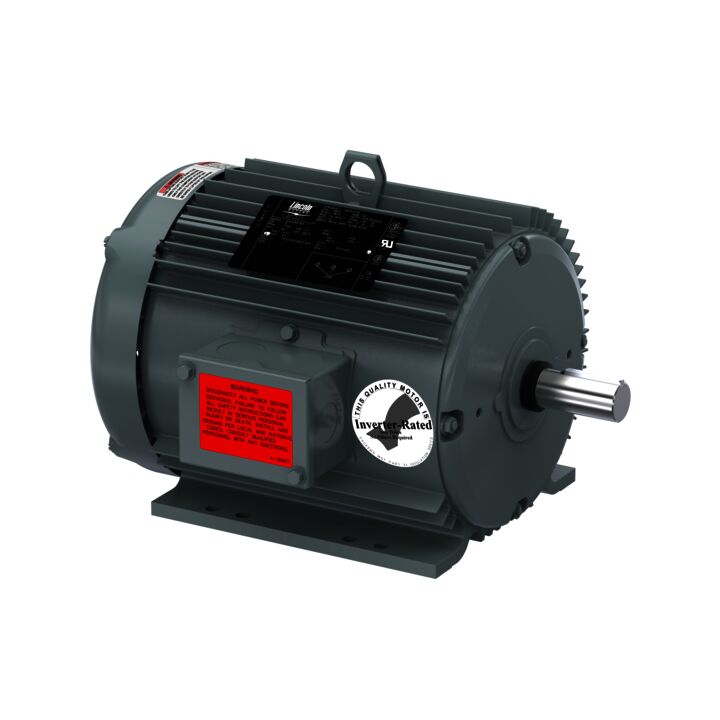 Special Voltage Motor, 5 HP, 3 Ph, 60 Hz, 575 V, 1800 RPM, 184T Frame, TEFC