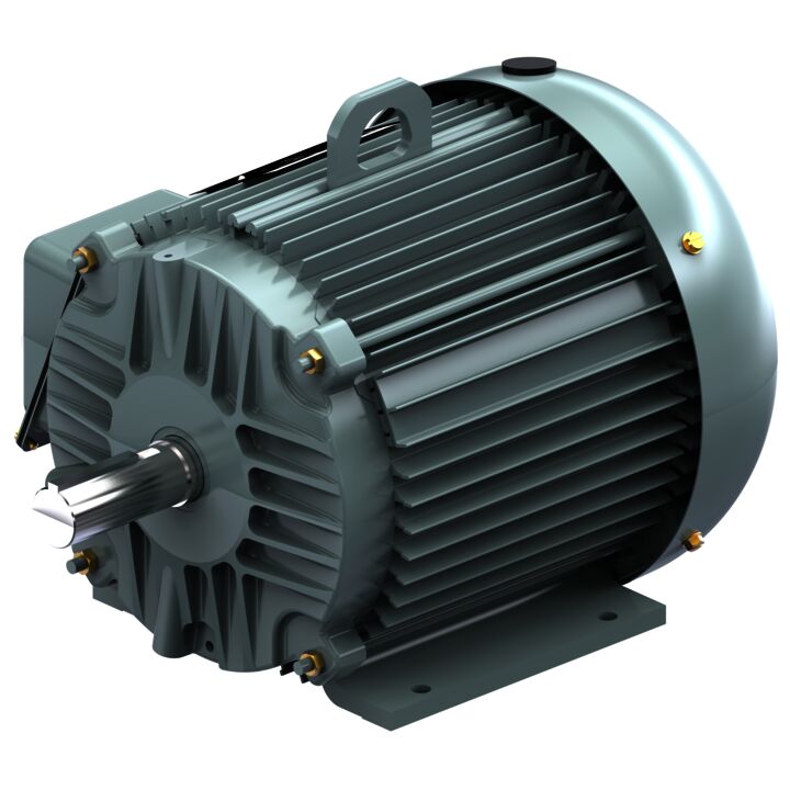 General Purpose Motor, 2 HP, 3 Ph, 60 Hz, 230/460 V, 900 RPM, 213T Frame, TEFC