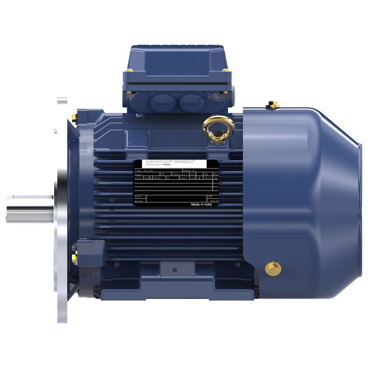 Cast Iron Motor, 3 & 2 HP, 3 Ph, 60 & 50 Hz, 230/460 & 200/400 V, 1800 & 1500 RPM, 100L Frame, TEFC