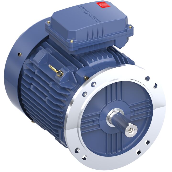 Increased Safety Motors Ex eb, Totally Enclosed Fan Cooled, 10 HP, 3 Ph, 50 Hz, 400 V, 1468 RPM, 132M Frame
