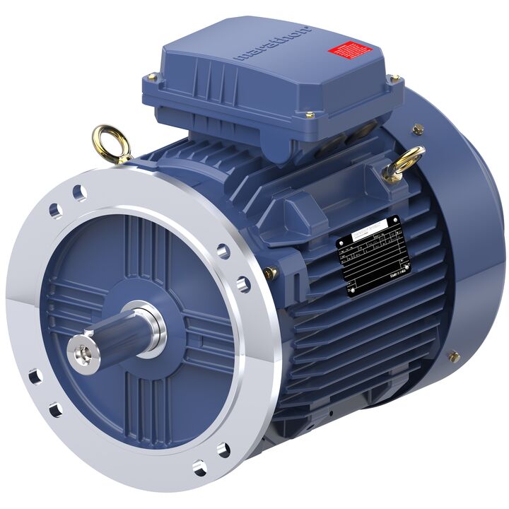 Increased Safety Motors Ex eb, Totally Enclosed Fan Cooled, 10 HP, 3 Ph, 50 Hz, 400 V, 1468 RPM, 132M Frame