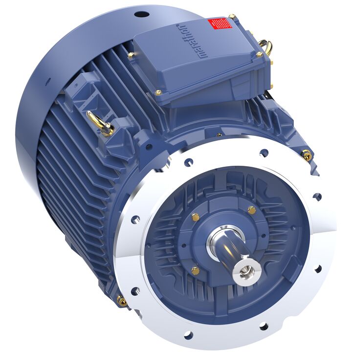 Increased Safety Motors Ex eb, Totally Enclosed Fan Cooled, 60 HP, 3 Ph, 50 Hz, 400 V, 1484 RPM, 225M Frame