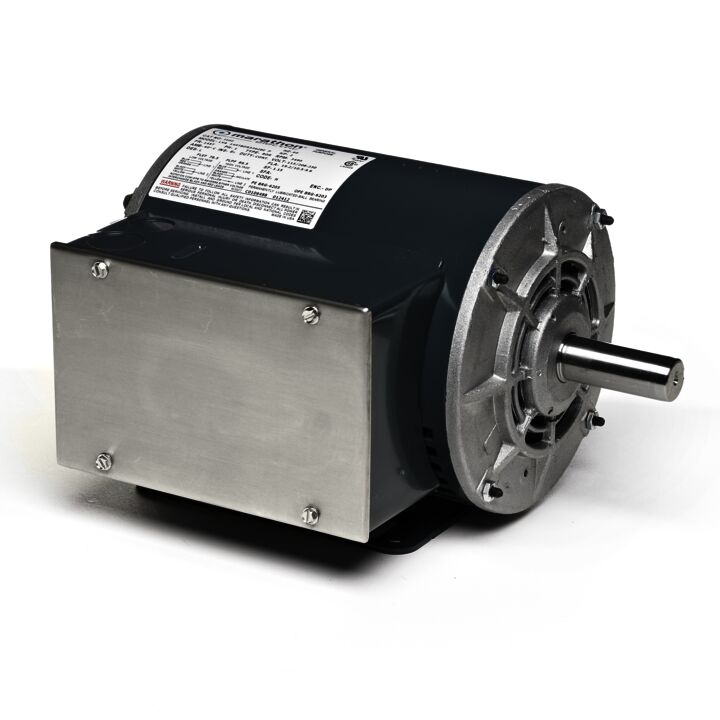General Purpose Motor, 1.50 HP, 1 Ph, 60 Hz, 115/230 V, 1200 RPM, 184T Frame, DP
